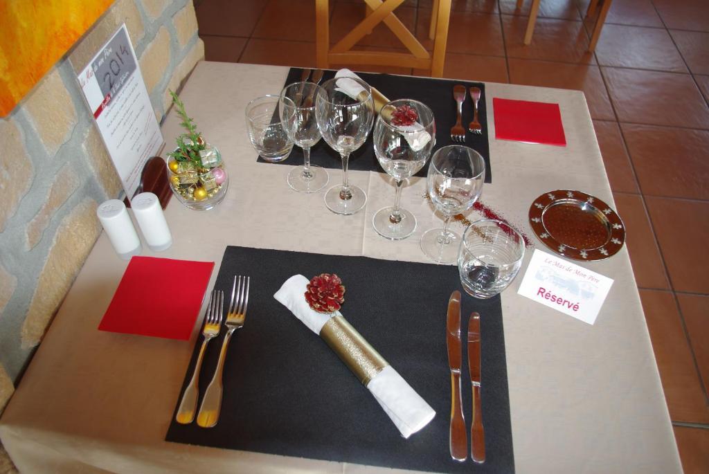 Logis Hotel Restaurant Le Mas De Mon Pere Saint-Jean-le-Centenier Bagian luar foto